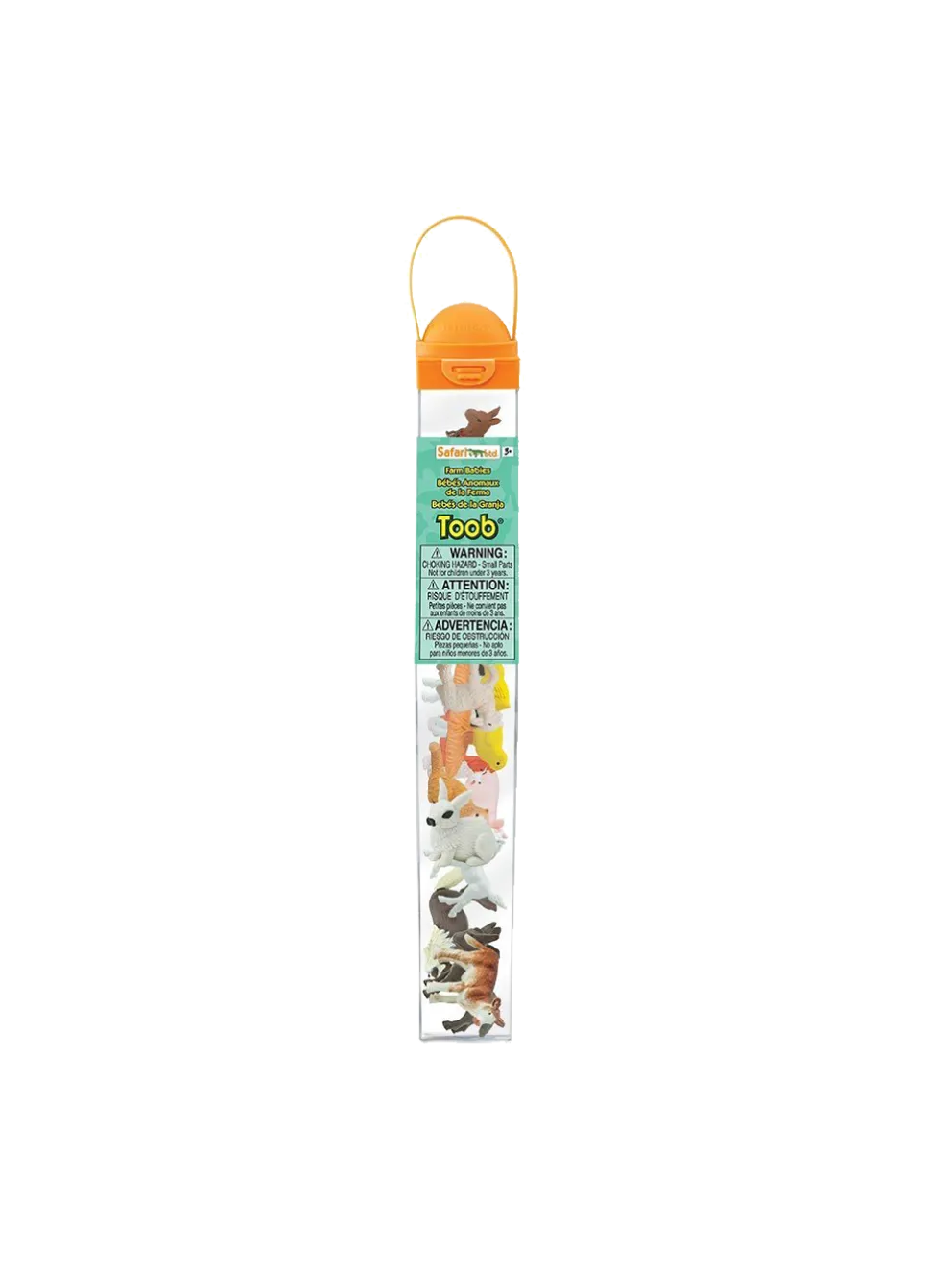 Tuba z mini figurkami montessori
