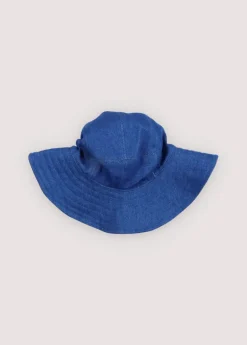 Tulip Hat Blue Denim