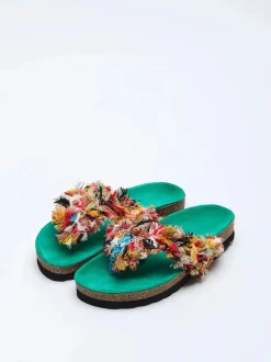 Uvas Mesh Sandals Angora