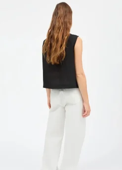 Vetiver Linen Top