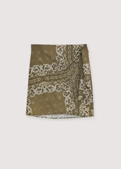 Waterlily Woman Skirt Bandana Print