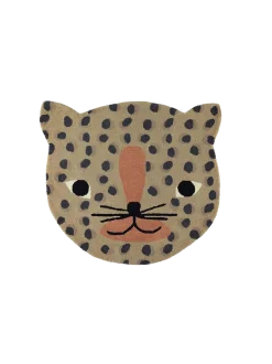 Wełniany dywan leopard rug