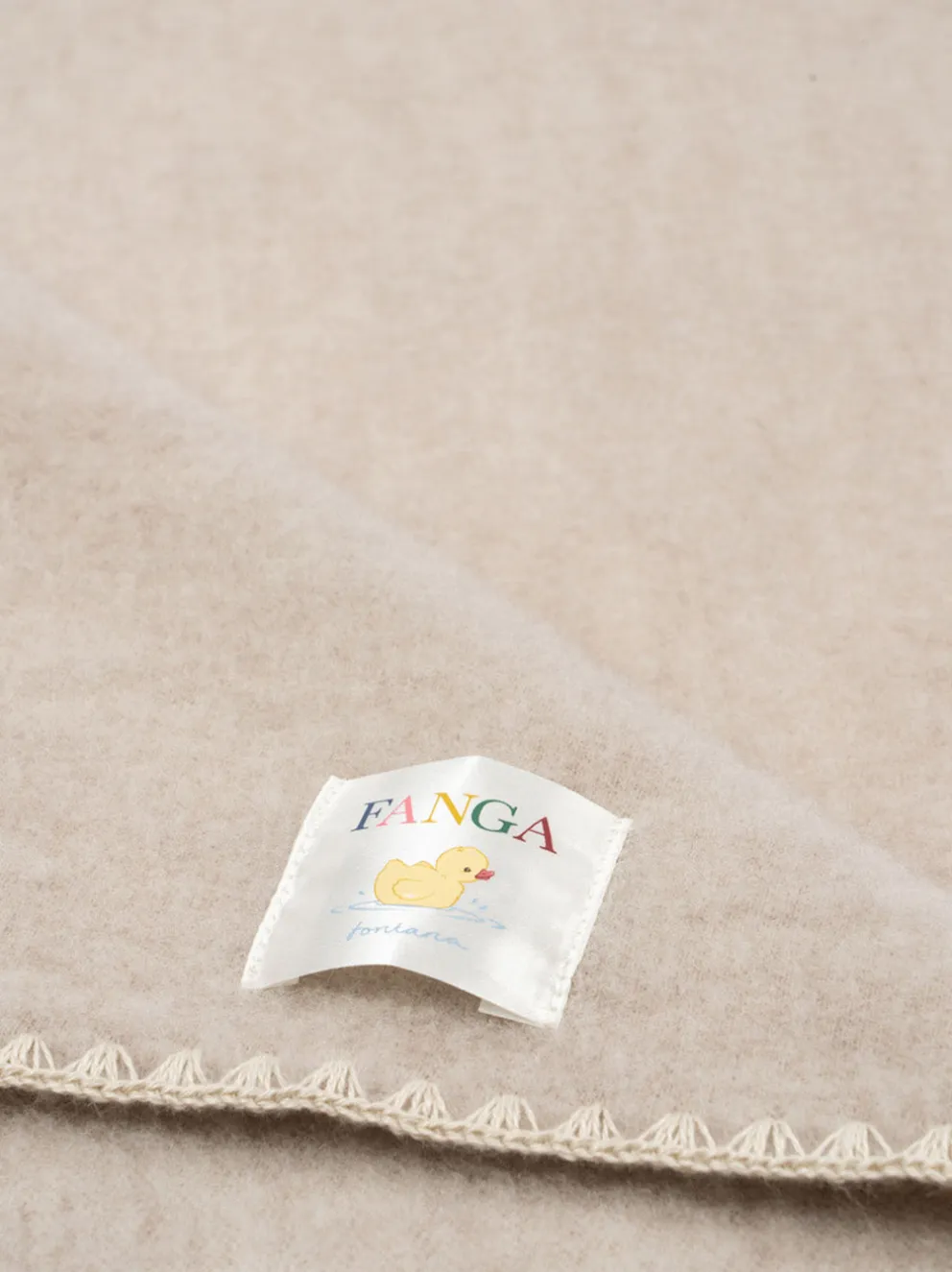 Wełniany kocyk niemowlęcy Fanga Erba
