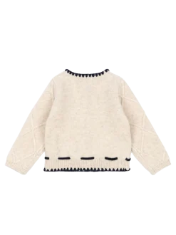 Wełniany Sweter Iska Cardigan