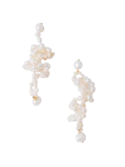 White Lotus Earrings