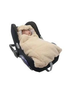 Wielofunkcyjny otulacz śpiworek z polaru Teddy