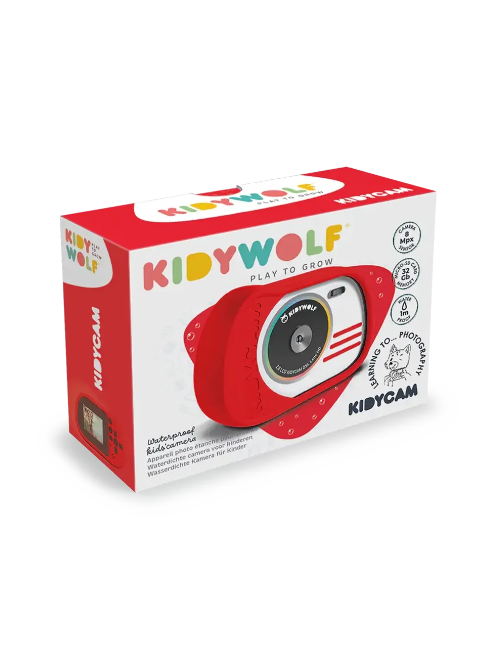 Wodoodporny aparat cyfrowy dla dzieci Kidycam