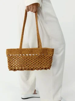 Wooden Beads Mini Bag