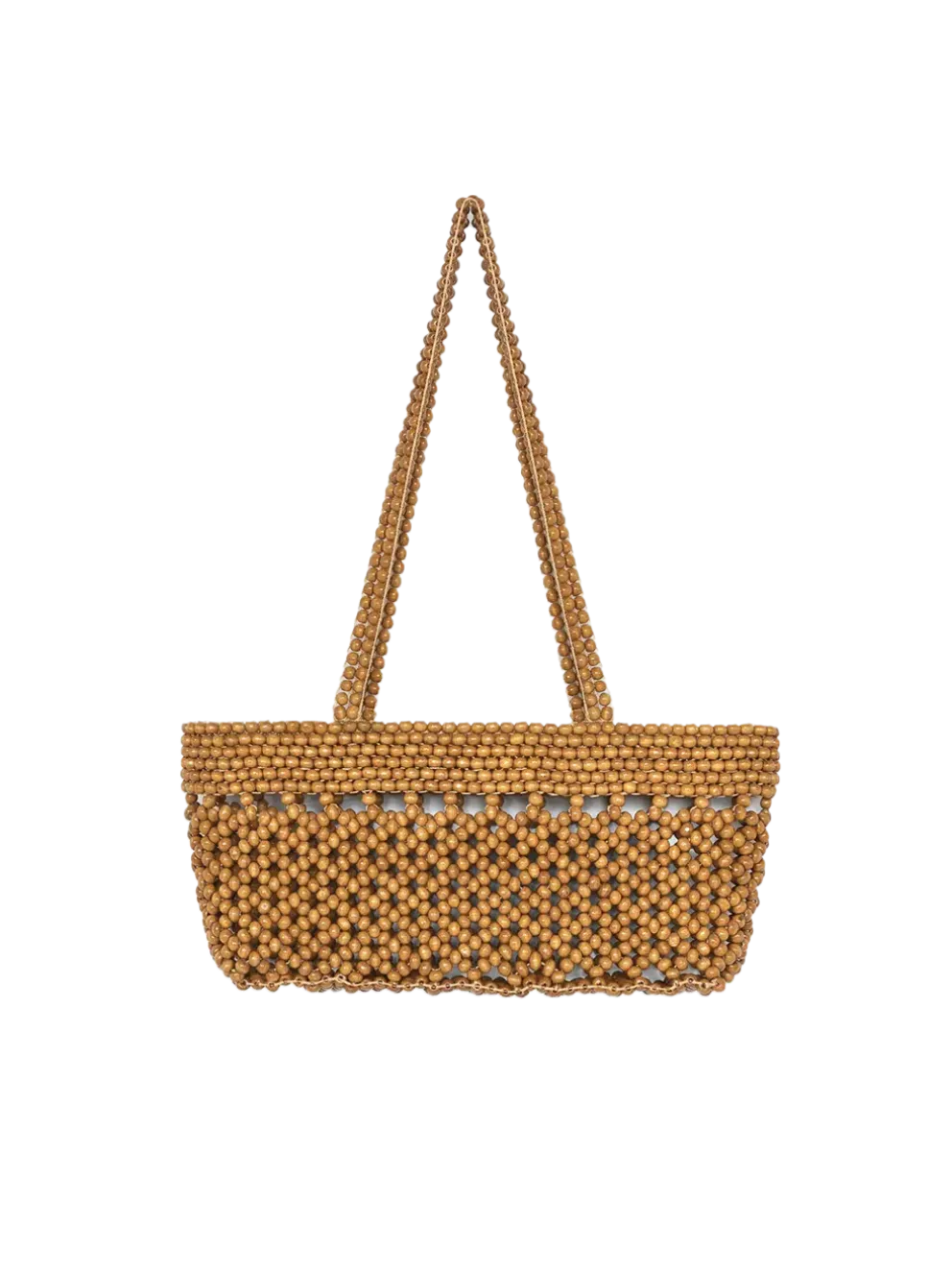 Wooden Beads Mini Bag