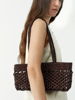 Wooden Beads Mini Bag