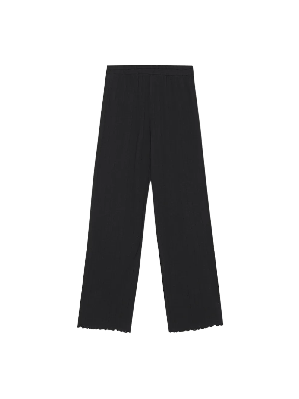 Wygodne spodnie z bawełny organicznej pointelle