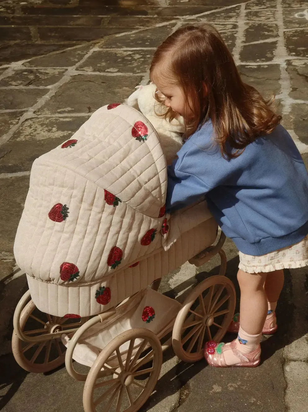 Wózek dla lalek z gondolą Minnie