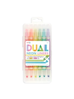 zakreślacze neonowe z dwiema końcówkami Dual Liner