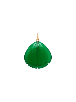 Zawieszka Green Onyx Shell Charm