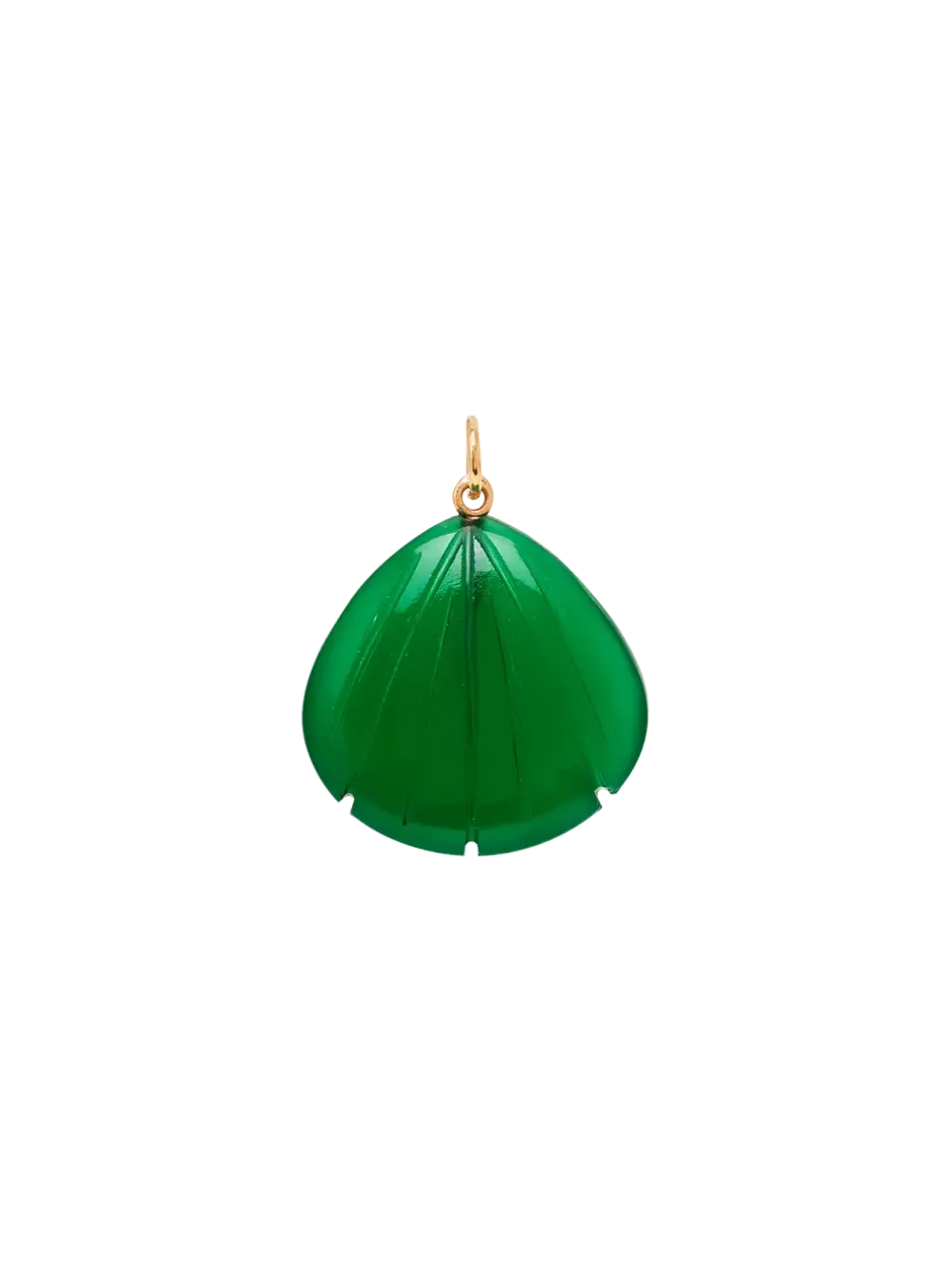Zawieszka Green Onyx Shell Charm