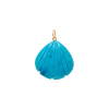 Zawieszka Treated Turquoise Shell Charm