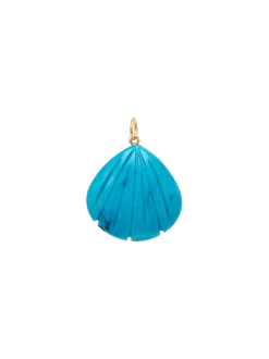 Zawieszka Treated Turquoise Shell Charm