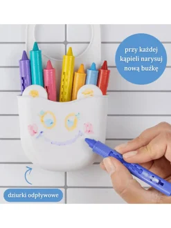 Zestaw Łazienkowych Kredek z Organizerem
