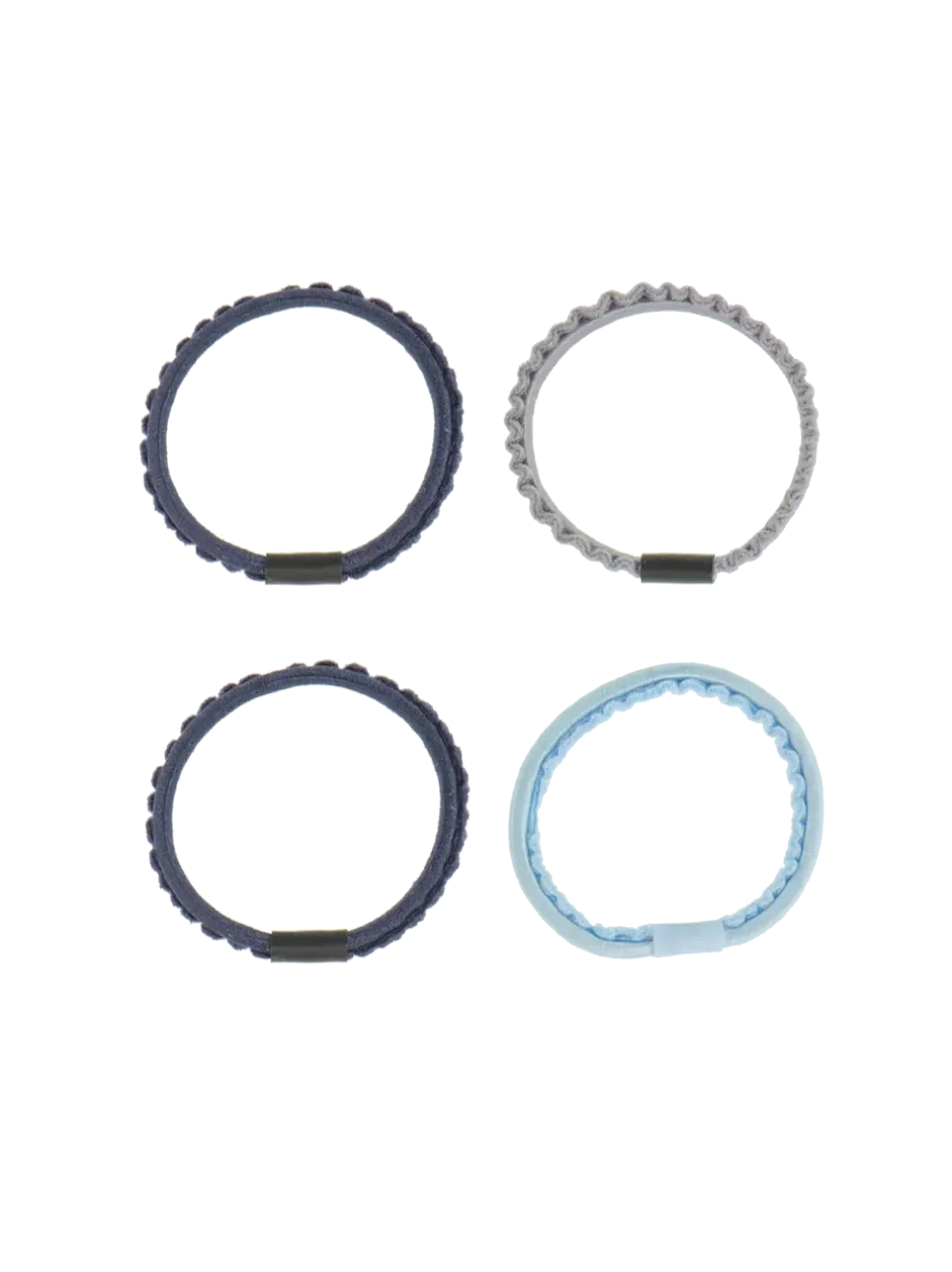 Zestaw cienkich gumek do włosów Kknekki Thin 4-pack