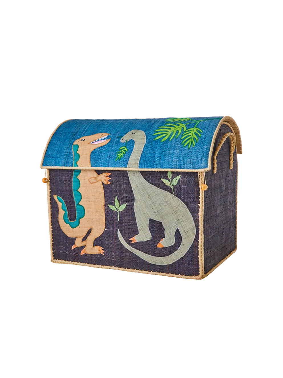 Zestaw 3 koszy Raffia Storage House