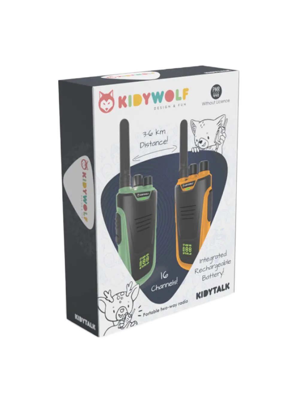 Zestaw krótkofalówek Kidytalk walkie talkie
