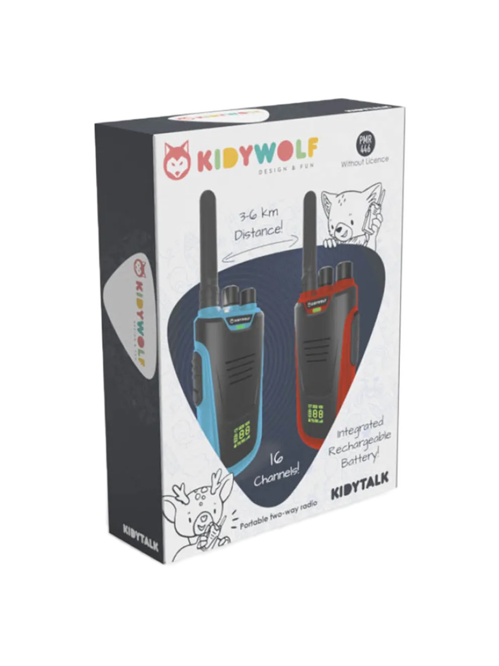 Zestaw krótkofalówek Kidytalk walkie talkie