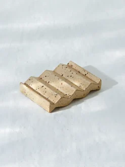 Zestaw mydło + ceramiczna mydelniczka