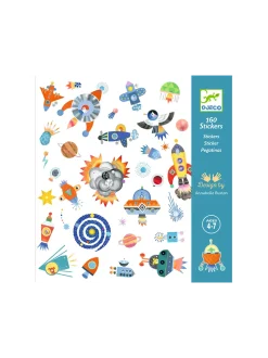 Zestaw 160 naklejek Kosmos