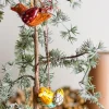 Zestaw ozdób choinkowych z paper mache Carmela Birds