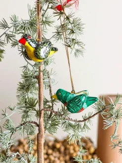 Zestaw ozdób choinkowych z paper mache Carmela Birds