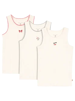 Zestaw podkoszulek Minna 3 Pack Tank Tops GOTS