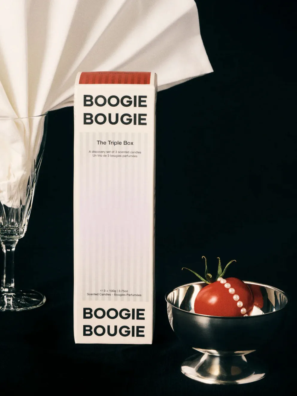 Zestaw świec z wosku sojowego The Triple Box